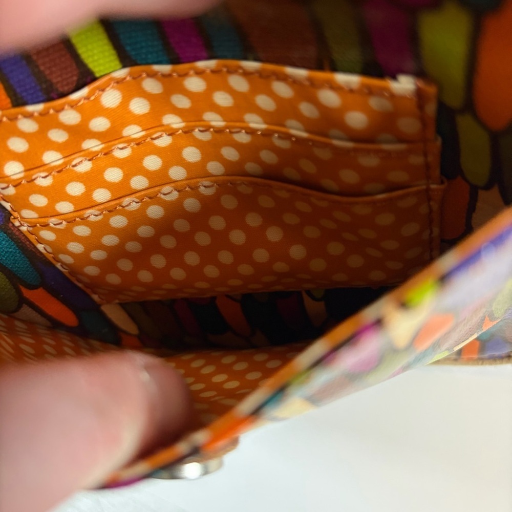 Fossil Key-Per Colorful Coated Canvas Crossbody Bag - Picture 4 of 9